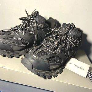 Authentic balenciaga black track sneakers